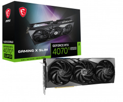 Tarjetas de Video MSI RTX 4070 TI SUPER 16G GAMING X SLIM